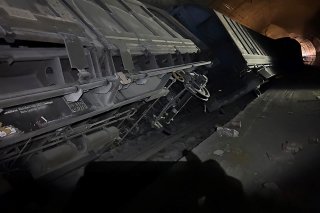 Le wagon qui a déraillé dans le tunnel de base du Gothard (archives).